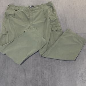 5.11 Tactical Pants Big Men's 48 X 34 Cargo Ripstop Workwear Style 74273L~ Olive